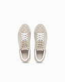 Canvas sneakers with an all-over logo print