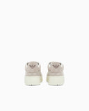 Canvas sneakers with an all-over logo print