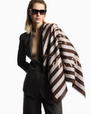 Icon print pure silk foulard