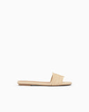 Woven raffia sandals