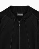 Punto Milano jersey blouson jacket with drawstring hem