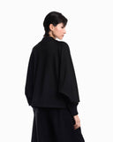 Punto Milano jersey blouson jacket with drawstring hem