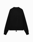 Punto Milano jersey blouson jacket with drawstring hem