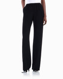 Techno cady wide-leg trousers with an elasticated waistband