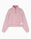Organic jersey zip-up sweatshirt with Eagle Club ASV embroidery