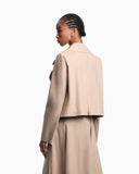 Eagle Club poplin double-breasted blouson