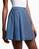 Eagle Club washed denim culottes