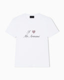Stretch cotton jersey T-shirt