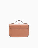 Smooth leather shoulder bag