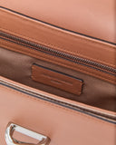 Smooth leather shoulder bag