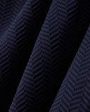 Slim-fit shirt in jacquard jersey with chevron pattern