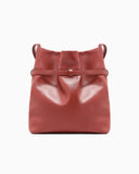 Smooth leather bucket bag