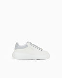 Smooth leather sneakers Icon with a thick textured sole