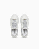 Smooth leather sneakers Icon with a thick textured sole