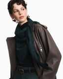 Modal blend scarf with jacquard logo Signature Capsule