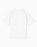 T-shirt in stretch viscose with a pocket outline