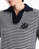 Striped polo collar shirt Signature Capsule