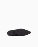 Smooth leather Chelsea boots with a low stacked heel