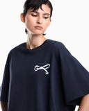 Oversized T-shirt in Supima cotton jersey