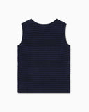 Slim fit top in striped jacquard jersey Signature Capsule