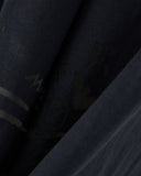 Oversized viscose t-shirt with front and back devoré print