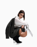 Emporio Armani 1981 mini leather hobo bag