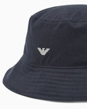 Reversible cloche hat with the flower eagle pattern