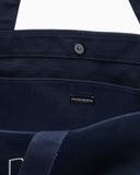 Beachwear shopper bag in canvas with sea embroidery