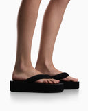 Flip-flops with rubber wedge