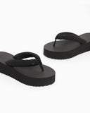 Flip-flops with rubber wedge