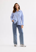 Elegant striped women's shirt