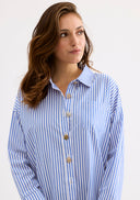 Elegant striped women's shirt