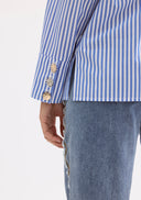 Elegant striped women's shirt