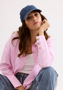 Elegant striped women's shirt
