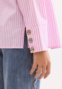 Elegant striped women's shirt