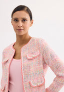 Pastel Pink Tweed Jacket