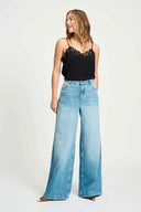 JEANS - Baggy Wideleg Mid Blu