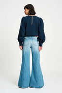 JEANS - Flare Mid Blue