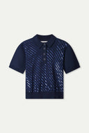 TOP - Polo Sequins Night Blue
