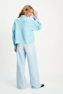 BLOUSE - Blue Sequins Urban Flora