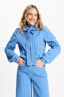 BLOUSE - Denim Stripes Blue