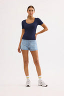 Basic round neck T-shirt