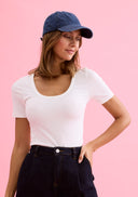 Basic round neck T-shirt