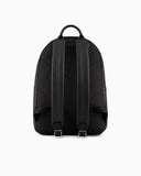 ASV regenerated Saffiano leather round backpack with eagle plate