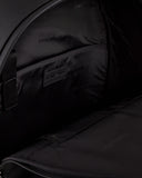 ASV regenerated Saffiano leather round backpack with eagle plate