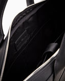 ASV regenerated Saffiano leather business bag with eagle plate