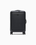 ABS carry-on case with Saffiano detail and eagle plate