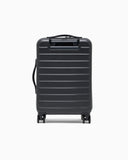 ABS carry-on case with Saffiano detail and eagle plate