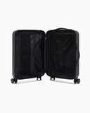 ABS carry-on case with Saffiano detail and eagle plate