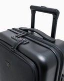 ABS carry-on case with Saffiano detail and eagle plate